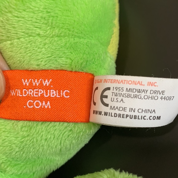 Wild Republic Europe Denmark Green Red Eyed Tree Frog 🐸 13’in - Picture 6 of 13